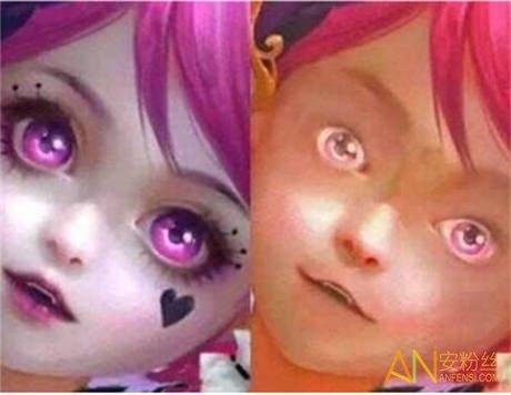 王者荣耀女英雄卸妆图！小乔卸妆能把我吓个半死~