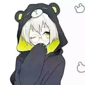 男生女生小熊外套情侣头像也很可爱