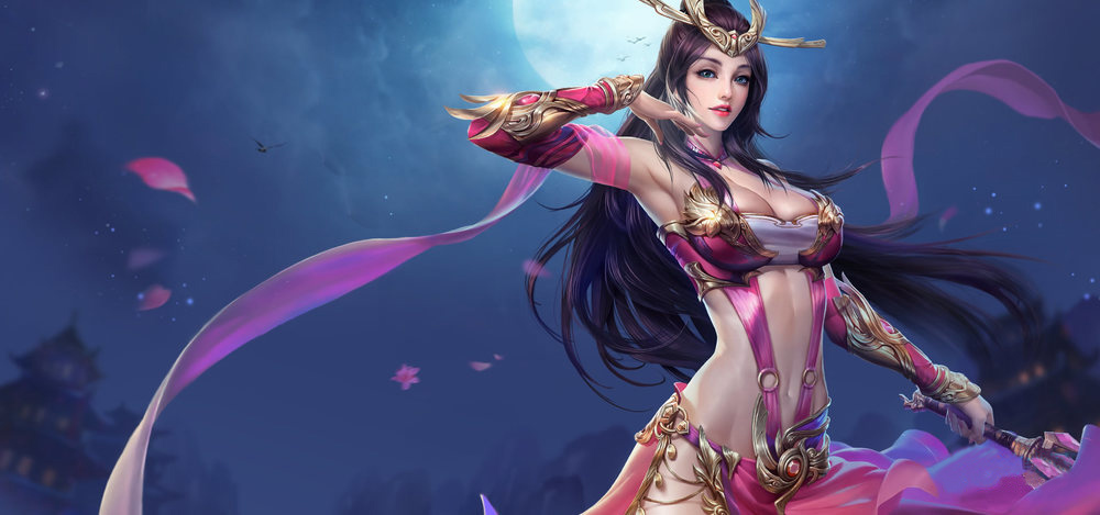网游女角色电脑桌面动漫壁纸