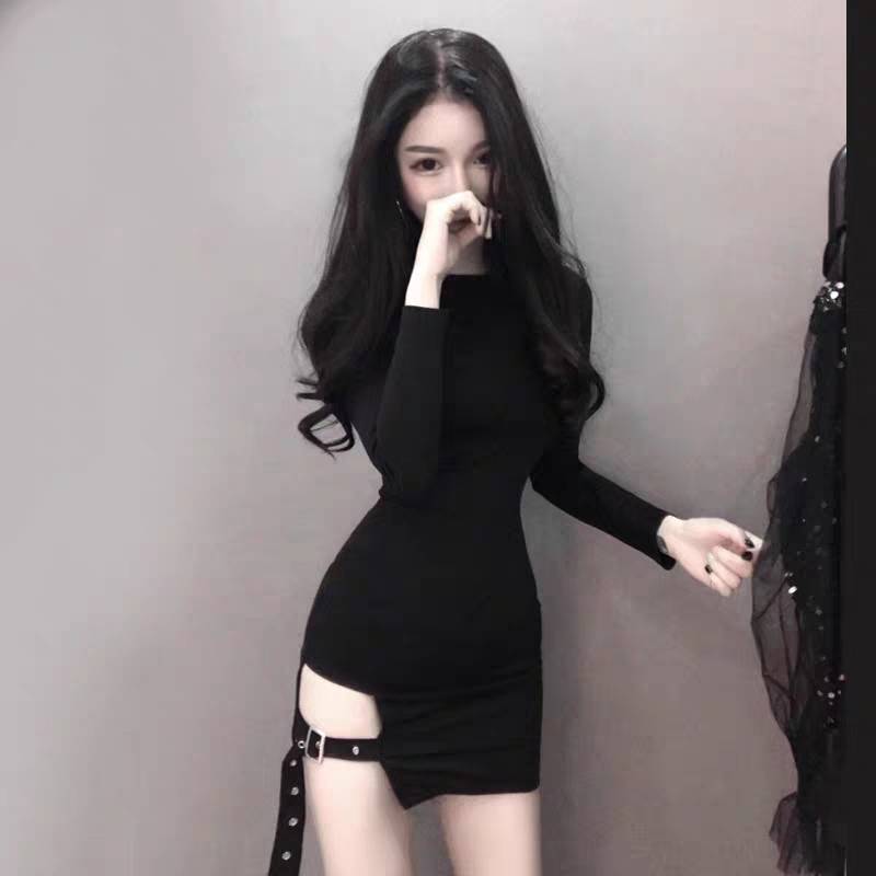 黑衣个性旗袍美女壁纸