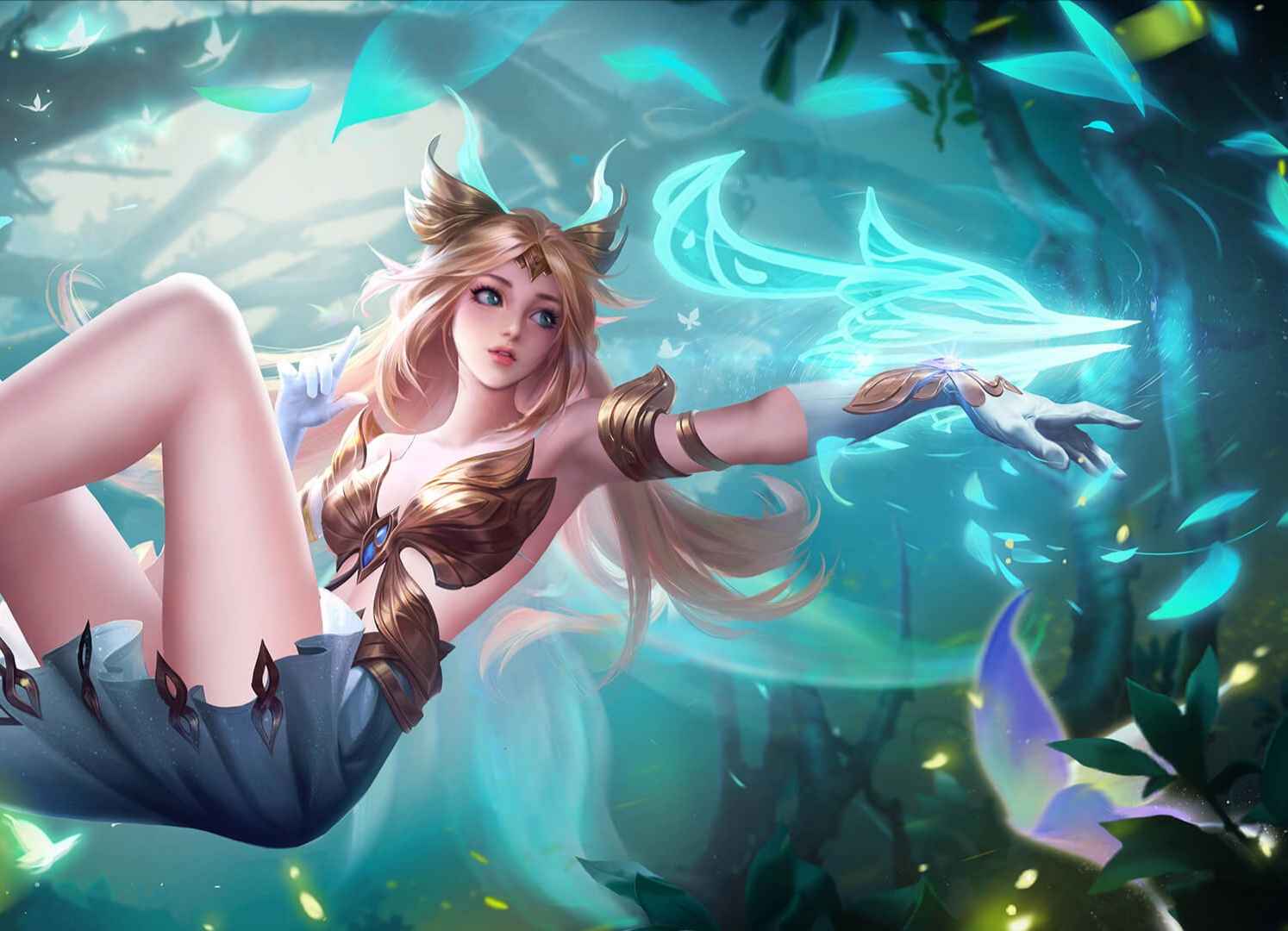 王者荣耀美图：艾琳女武神美图