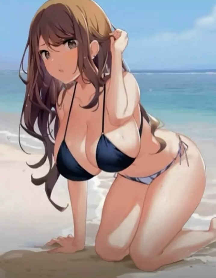 新人水图，泳装