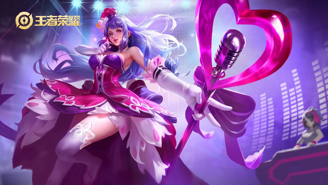 王者荣耀 王昭君 偶像歌手 泳衣美图素材