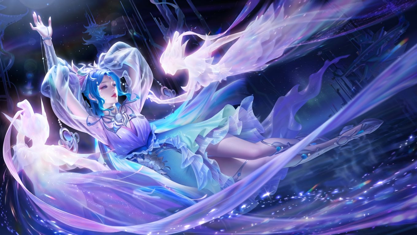 王者荣耀 貂蝉 幻阙歌 皮肤 荣耀典藏  美图素材