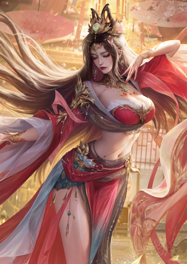 三国杀 貂蝉 舞惑群心 泳衣美图素材，三国杀 貂蝉 换装图