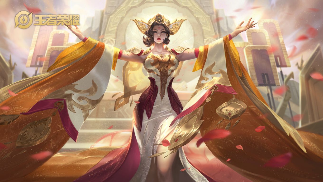 王者荣耀 武则天 女帝 泳衣美图素材