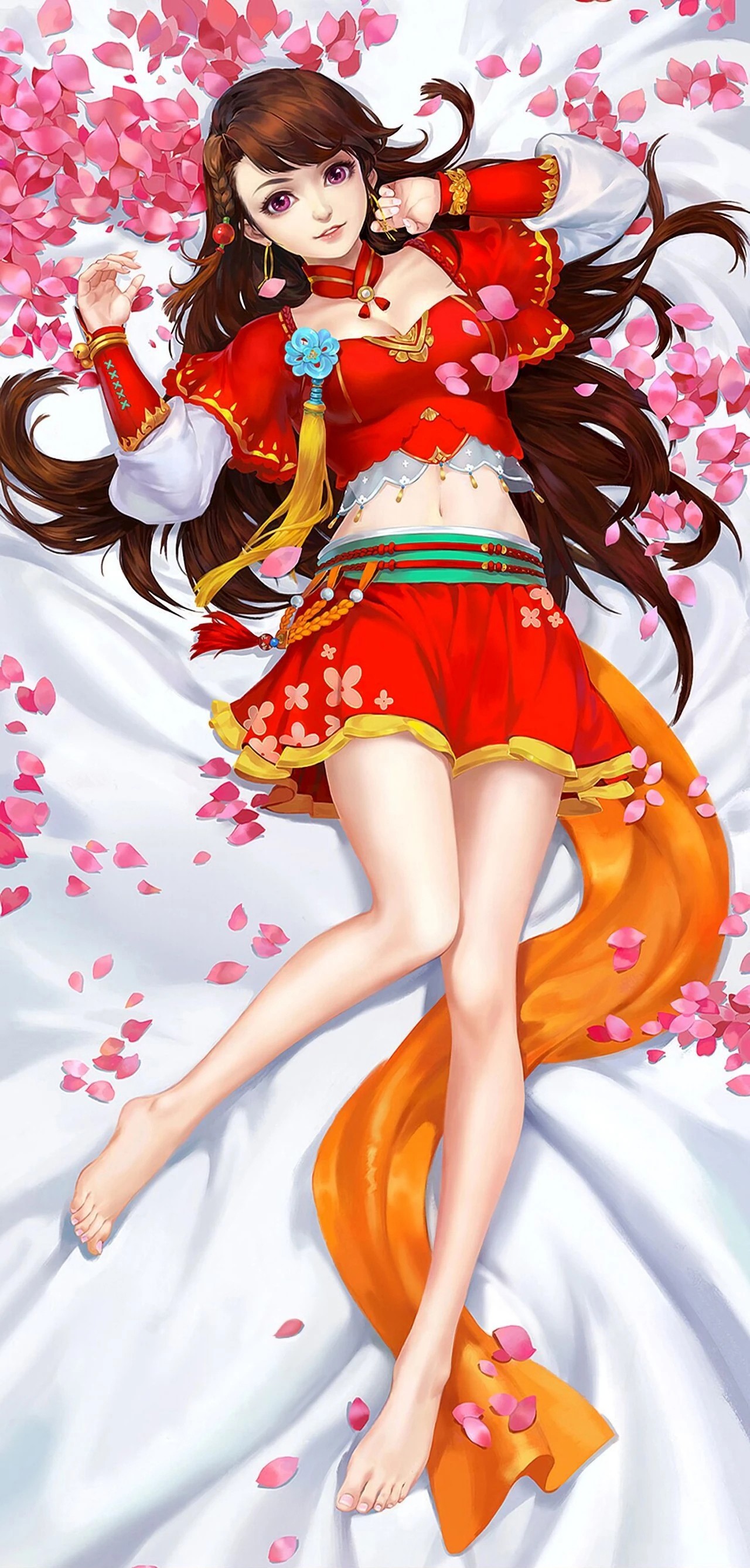 三国杀鲍三娘美图素材，三国杀鲍三娘手机动漫竖屏壁纸