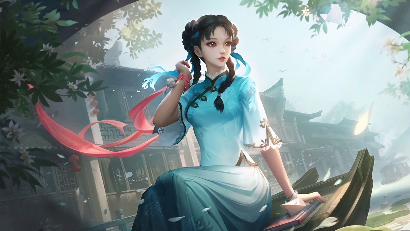 王者荣耀 西施 诗语江南 泳衣美图素材