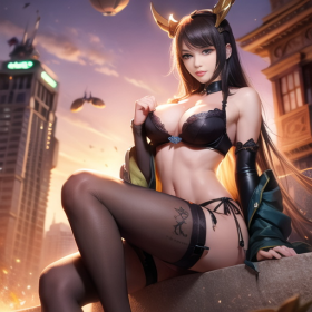 【5图】机械风美女