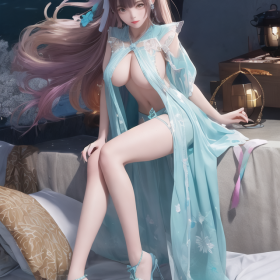 【AI绘图】美女换装