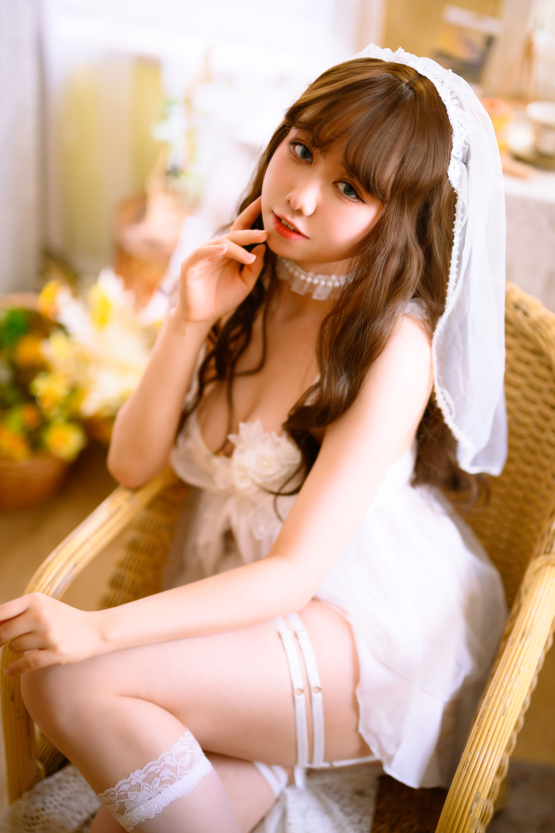 [福利COS] 渡边早季Saki – 婚纱