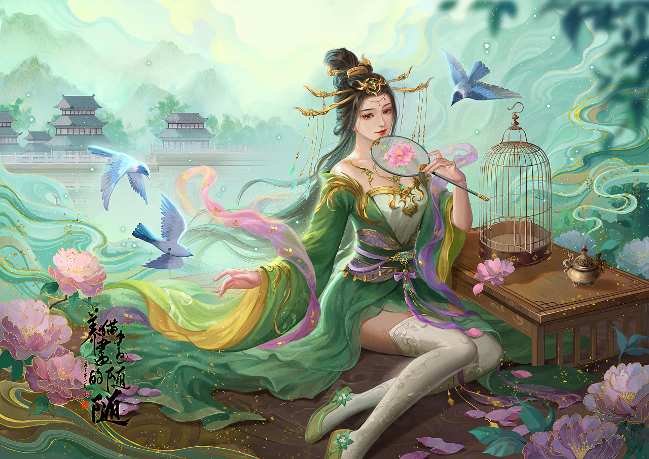 中国风 剑士女性人设 游戏原画 概念设计 （帝煌学院）|插画|概念设定|帝煌CG - 原创作品 - 站酷 (ZCOOL)